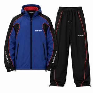 Chándal personalizado para hombre, uniforme para equipo de gestión, personal de club deportivo, ropa de trabajo corporativa para logística de empresas de envío, con cierre de cremallera - Product Image 1