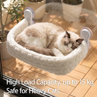 Hamac et lit d'appoint professionnel pour chat Yongbao – Hiver Chaud, Amovible, Lavable, Rembourrage en Mousse Douce, Pliable, Support Robuste