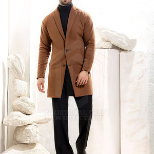 Premium Soft Wool Overcoat Men Regular Winter Outerwear Breathable Comfortable Fit Customizable OEM Service Bulk Order <b>Fur</b> <b>Trim</b> - Product Image 4