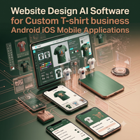 Özel Tişört İşletmeleri İçin Web Sitesi Tasarım Yapay Zeka Yazılımı Android iOS Mobil Uygulamalar WordPress Shopify Eklentisi Yapay Zeka CRM Yazılımı