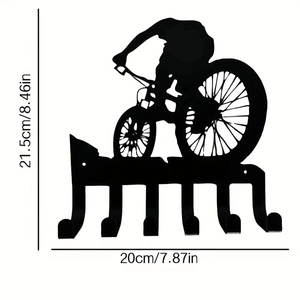 CIFbuy Organizador de pared moderno con diseño de copo de nieve para entrada, ahorrador de espacio, con ganchos para llaves, abrigos, sombreros y bufandas, decoración del hogar, estilo acogedor - Product Image 4