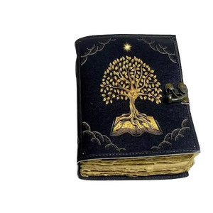 Classic Vintage Genuine <b>Leather</b> Journal Tree Life Sketchbook Travel <b>Diary</b> Handmade Animal Deckle Edge Paper Gift 7x5 - Product Image 6