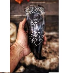 Cuerno para Beber Artesanal de Calidad de Exportación, Impermeable, con Diseño Moderno para Mead/Ale y Eventos Temáticos - Product Image 2