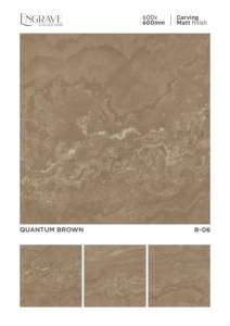 Carreaux de porcelaine à surface sculptée 24x24, créés pour offrir un confort tactile, une texture structurée et une harmonie raffinée au sol. - Product Image 2