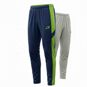 Pantalon de survêtement de gymnastique pour hommes, décontracté, rond, élastique, tricoté, vêtements d'entraînement sportif - Product Image 3