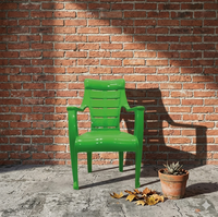 Chaise en plastique moderne et sécurisée pour extérieur, maison, bureau, appartement, salle à manger, salon, chambre d'enfant, manuelle, en forme de L, avec dossier ailé, personnalisable