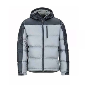 Men's Stylish Hooded Puffer Jacket <b>Quilted</b> Waterproof Breathable Canvas Outerwear Zipper Closure Wind Resistant <b>Winter</b> Outdoor - Product Image 4