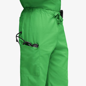 Nouvelle Arrivée 2026 – Blouse Médicale Unisexe Personnalisée à Manches Courtes avec Cordon de Serrage, Taille Élastique et Poches – Modèle Femme Robuste et Personnalisable - Product Image 6