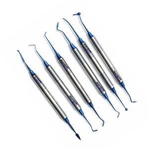 Juego de Instrumentos Dentales de Doble Punta para Rellenos de Composite, Kit Restaurador de 6 Piezas - Product Image 1