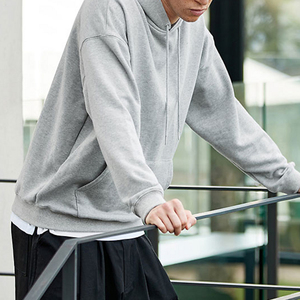 Sweat à capuche d'hiver pour homme, coupe classique, sur mesure, en polaire, tendance, nouveau style, séchage rapide et respirant - Product Image 2