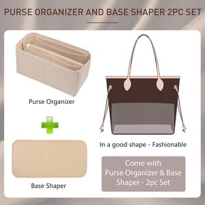 Organizer per Borsa in Feltro con Cerniera, Set da 2 Pezzi con Base Modellante, Organizer per Borse e Charm per Borse - Product Image 3