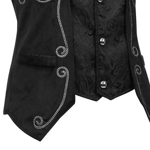 Waistcoat Wholesale <b>Gothic</b> Steampunk Victorian Cosplay Mens Double Breasted Vest 2026 - Product Image 5
