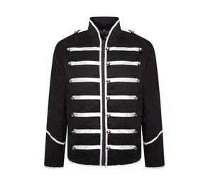 Uniforme de fanfare napoléonienne française en coton respirant pour hommes adultes, personnalisable en gros, pour défilés et cérémonies de performance - Product Image 1