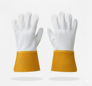 Gants de soudage TIG de qualité supérieure, gants en cuir de chèvre pleine fleur - Product Image 1