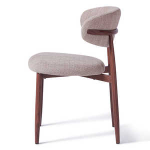 Silla de Comedor de Madera de Teca Hecha a Mano de Primera Calidad con Tapicería, Diseño Moderno, Muebles de Exportación para Proyectos Hoteleros - Product Image 5