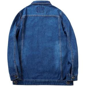 OEM personalizado de las mujeres chaquetas de mezclilla de gran tamaño de manga larga básica abotonado chaqueta de mezclilla con bolsillos más tamaño - Product Image 2