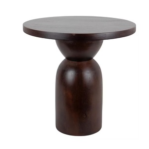 Modern Wooden <b>Coffee</b> <b>Table</b> Scandinavian Design Handmade Round Top Living Room Furniture Bedroom Nightstand <b>Used</b> as a Sleek Decor - Product Image 6
