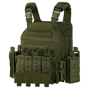 เสื้อกั๊กยุทธวิธี MOLLE เสื้อกั๊กอเนกประสงค์แบบปรับได้สำหรับกิจกรรมกลางแจ้ง รองรับน้ำหนักได้ พร้อมช่องใส่ของหลายช่อง สายรัดลายพรางที่ทนทาน - Product Image 2