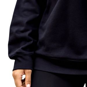 Sudadera Gráfica Negra para Mujer 1938, con Hombros Descubiertos, Manga Larga, Estilo Casual, Suave y Cómoda, Moda Urbana para el Día a Día - Product Image 2