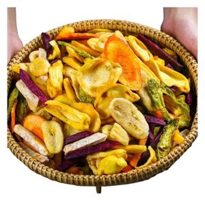 BEST SELLER Fruits secs mélangés croustillants et sains, boost de vitamines naturelles, collation croustillante et saine, goût sucré, emballage sous vide, Blue Lotus - Product Image 1