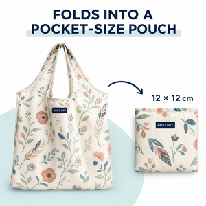 Custom Eco Friendly <b>Extra</b> <b>Large</b> Foldable Shopping <b>Bag</b> Reusable Polyester Letter Pattern Hand Length Handle Grocery Tote Portable - Product Image 6
