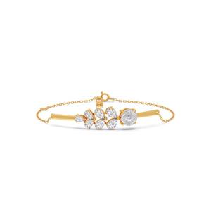 Iced Out Women's Diamond <b>Bangle</b> <b>Bracelet</b> Pave Band Lab Grown Solitaire Diamond Ethnic Party Wear <b>Bracelet</b> for Womens - Product Image 1