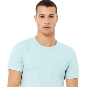 Camiseta Casual de Cuello Redondo para Hombre, 100% Algodón, Tejido de Punto, Tinte Liso, Manga Corta, Corte Regular, Ligera y Cómoda - Product Image 4