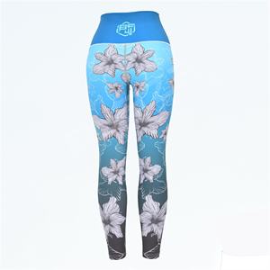 Leggings de yoga taille haute respirant Spandex/PolyesQuick Dry Crossover taille légère sans couture taille élastique Leggings de yoga - Product Image 2