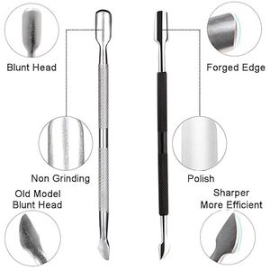 Coupe-cuticules professionnel en acier inoxydable à ressort, à mâchoires complètes, pour les doigts de bébé - Product Image 2