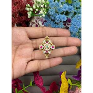 Indian Ethnic Artificial Jewellery Smita Chorski Casual <b>Adjustable</b> <b>Ring</b> - Product Image 2