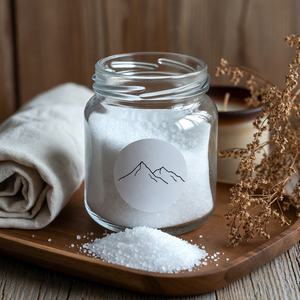 Sel de Bain Naturel Blanc à Grains Fins, Essence Minérale, Thérapie Spa, Écologique, Relaxant, Bain Corporel Cristallin, Bien-être Doux - Product Image 1