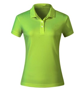 Chemise polo en piqué pour femme, coton et polyester, manches courtes, imprimée, pour le golf, le tennis, décontractée - Product Image 3