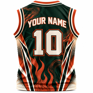 Maillots de basket personnalisés avec design de panneaux latéraux, couleurs contrastées et shorts assortis pour les commandes d'équipes en gros - Product Image 3