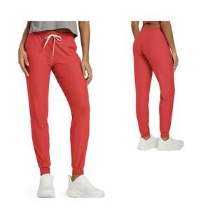 Pantalones Deportivos de Felpa 100% Algodón para Mujer, Moda de Invierno, Estilo Urbano, Corte Holgado, Precio Económico al por Mayor - Product Image 1