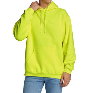 Vente en gros : Meilleur fournisseur – Sweat à capuche fluorescent pour homme, séchage rapide, design personnalisé pour adultes, teint uni pour la saison hivernale - Product Image 1