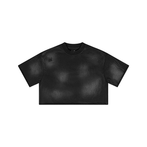 Camiseta Básica Corta para Hombre, Estilo Neutral, Sólida, Minimalista, Streetwear, Oversize, Casual, de Algodón, Manga Corta, Moderna, para Verano - Product Image 2