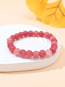 Elegante Pulsera de Cuentas de Resina Hecha a Mano, Joyería Elástica de Moda para Mujeres y Niñas, Estilo Diario - Product Image 2