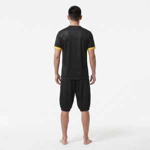 Camiseta de Fútbol Americano Personalizada al por Mayor, Uniforme Deportivo Transpirable de Poliéster con Cuello en V y Manga Corta para Hombre - Product Image 2