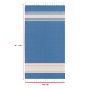 Toalla Fouta de algodón con diseño de rayas de buena calidad al precio más bajo, toalla de playa Fouta para uso multipropósito. - Product Image 6