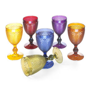Set di 6 calici Excelsa in plastica diamantata da 39 cl multicolore - Product Image 2