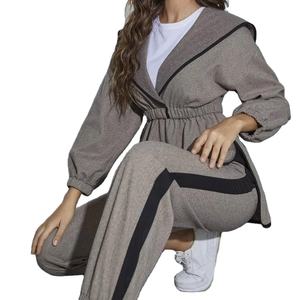 Survêtements élégants de conception unique pour les femmes grande taille vêtements d'entraînement de gymnastique ensembles pour femmes coton séchage rapide respirant et confortable - Product Image 5