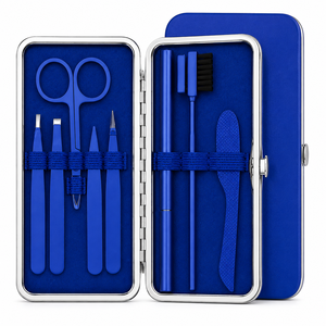 Kit profesional para recortar cejas, juego completo para el cuidado de las cejas, pinzas de punta fina, tijeras y herramientas de precisión para dar forma a las cejas - Product Image 3