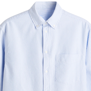 Chemise Oxford pour homme, coupe classique, en coton, manches longues, boutonnée, décontractée, pour le bureau, confortable et élégante. - Product Image 6