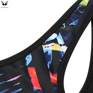 Soutien-gorge de sport pour femmes, nouvelle conception, logo personnalisé, qualité supérieure, respirant, soutien-gorge de sport uni. - Product Image 3