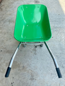 Vietnam-Made High Quality Solid <b>Wheelbarrow</b> with Pneumatic Wheel and Plastic Metal Tray for Garden Construction - Product Image 5