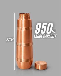 Botella de Agua de Cobre Ecológica de 950 ml, Frasco de Cobre Hermético para Almacenar Agua Potable, para el Hogar, la Cocina y el Fitness - Product Image 4