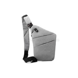 Sac à bandoulière et sac à dos imperméable Oxford gris pour homme de haute qualité, design personnalisé, nouveau style tendance, streetwear haut de gamme - Product Image 1