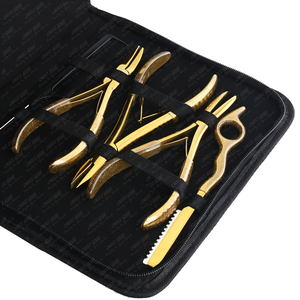 Hair <b>Extension</b> Tools Kit - Tape Clamp in Pliers, Micro <b>Beads</b> & Loop Hook Set with Customized Logo - Product Image 4