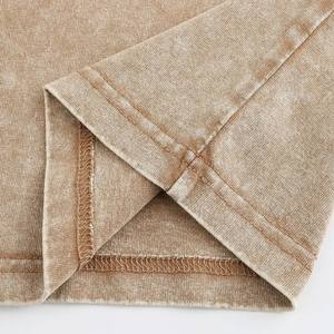 T-shirt personnalisé à manches courtes en toile 100 % coton épais blanc, sérigraphié sur le devant, coupe ajustée, séchage rapide, col rond uni, coupe classique - Product Image 5