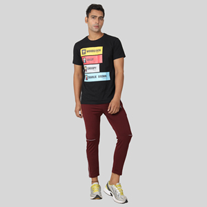 Pantalones Deportivos de Cuatro Vías con Franja Lateral, Logotipo Personalizable, Impresión HD, Lavado de Color, 100% Poliéster, Secado Rápido, Tallas para Hombre M/L/XL - Product Image 2